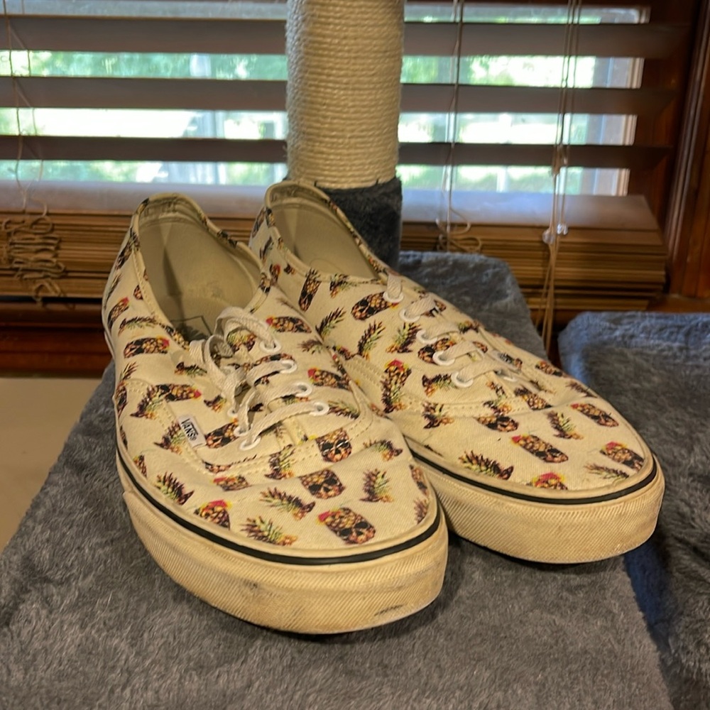 Vans, pineapple skull pattern size 12